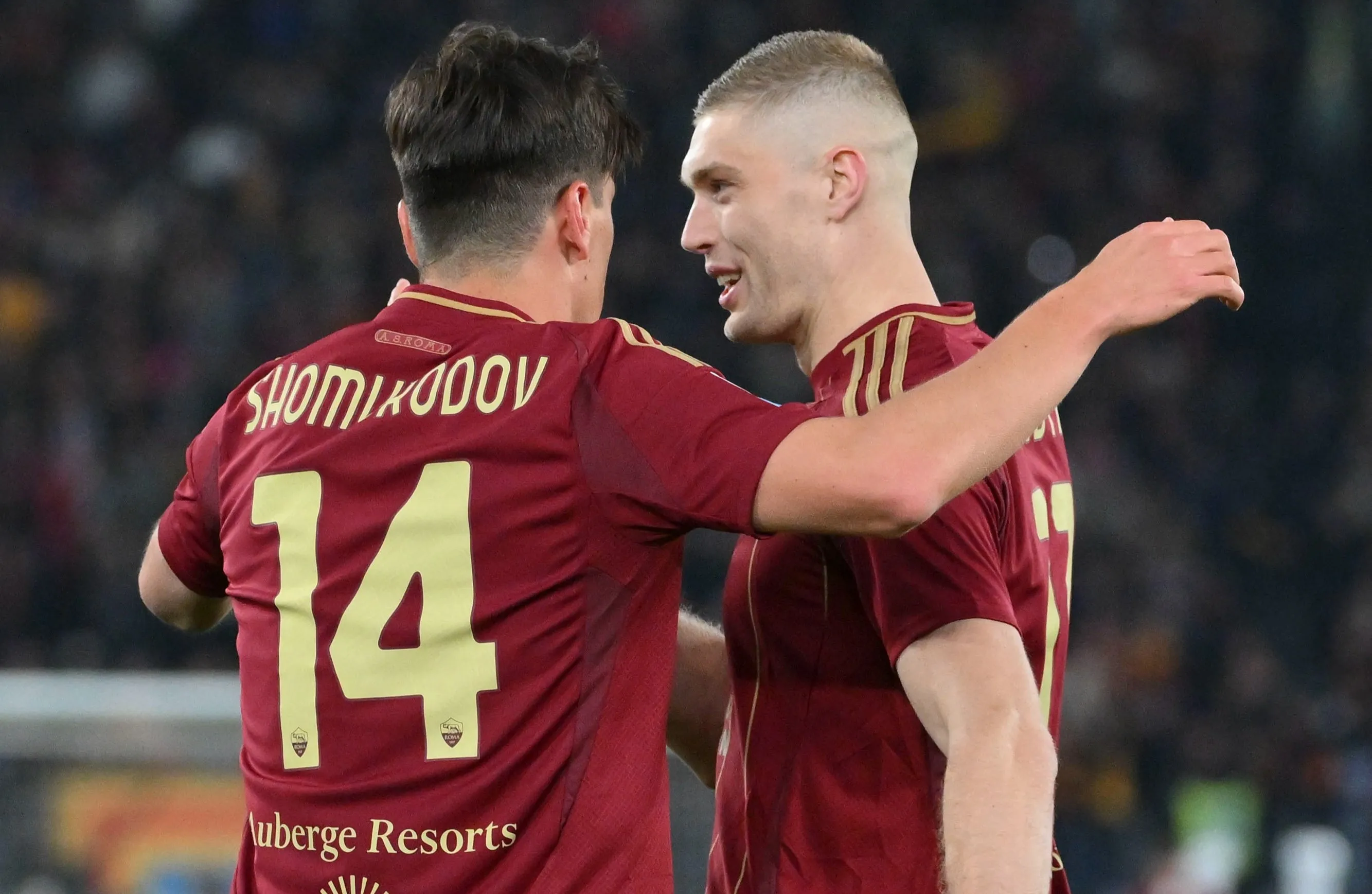 roma juventus shomurodov dovbyk