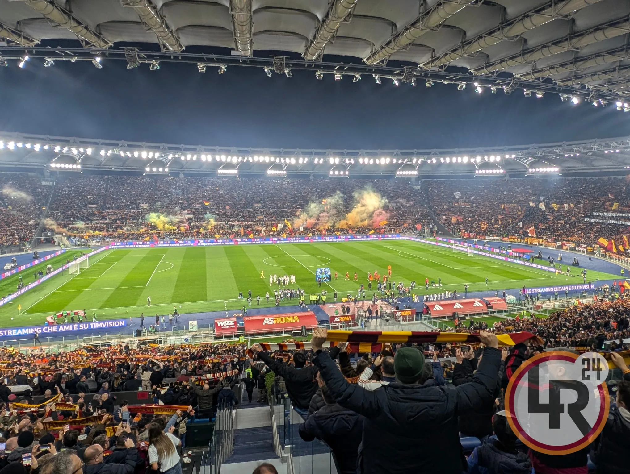 roma juventus stadio olimpico tifosi