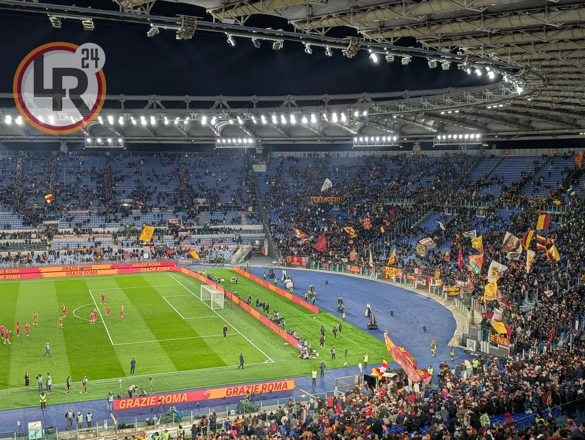 roma lecce squadra stadio olimpico
