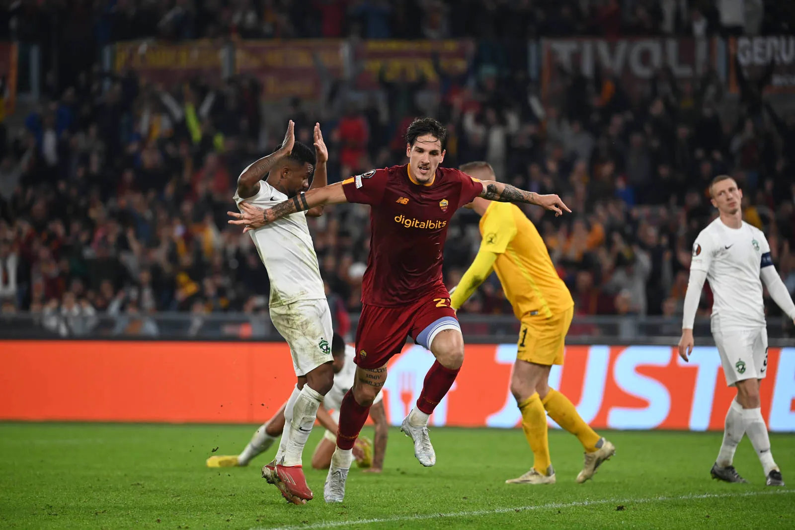 roma ludogorets zaniolo 1