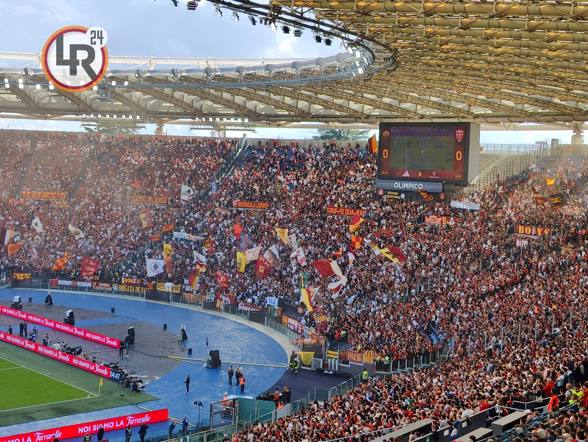 roma monza stadio olimpico curva sud