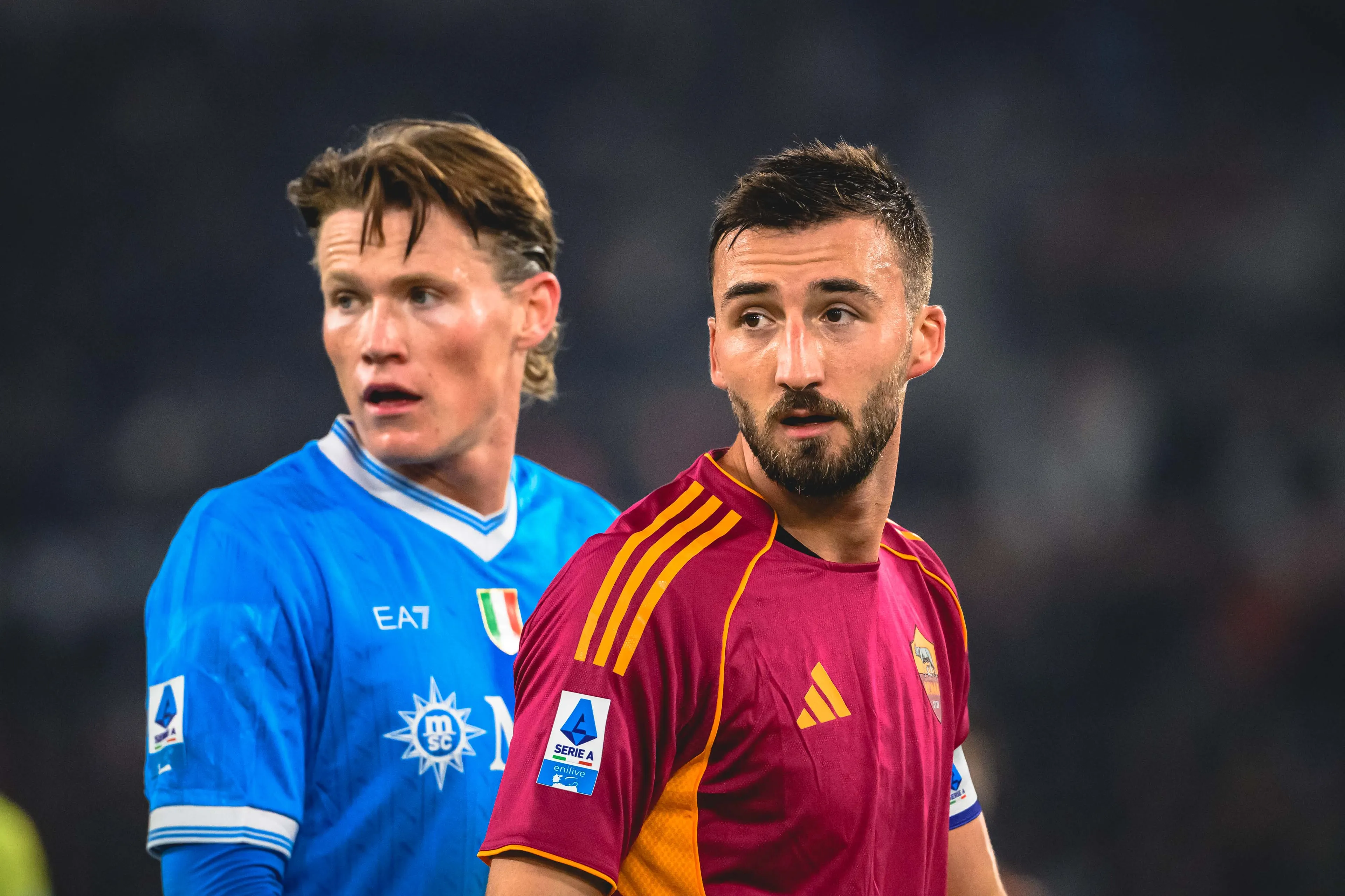 roma napoli cristante mctominay