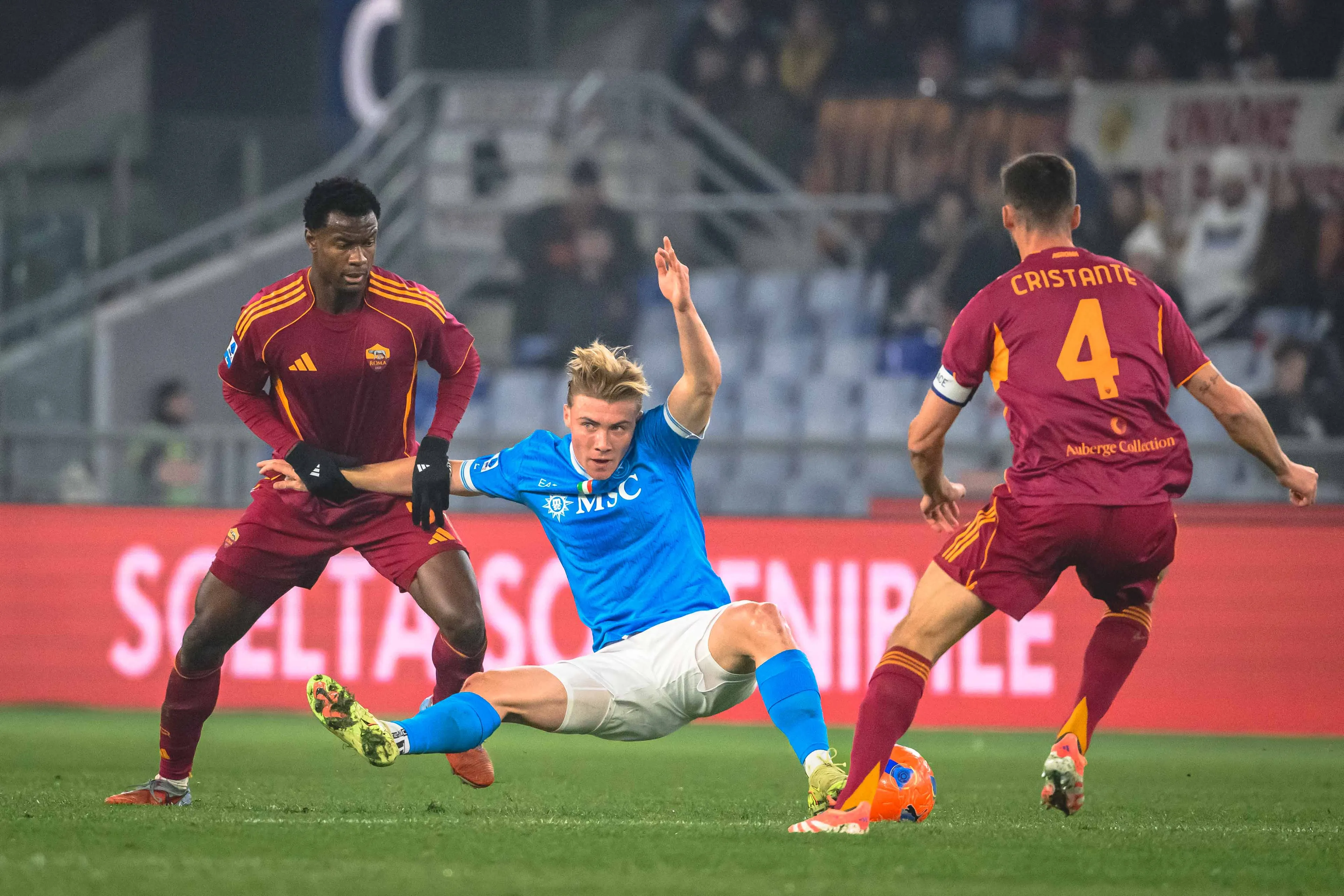 roma napoli ndicka hojlund cristante