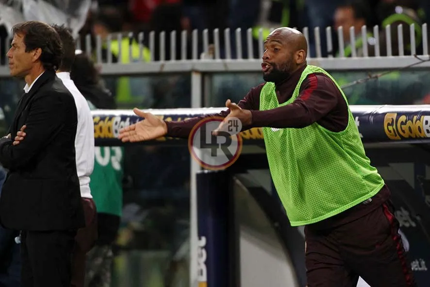 roma samp maicon spiega in panchina lr24