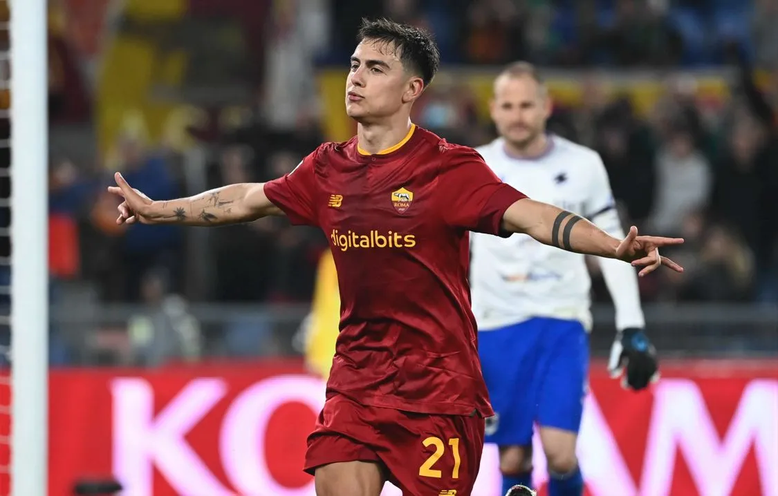 roma sampdoria dybala 2