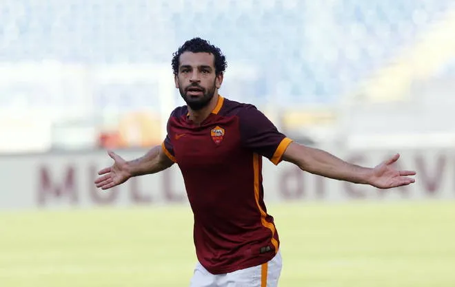 roma sassuolo salah esultanza 3