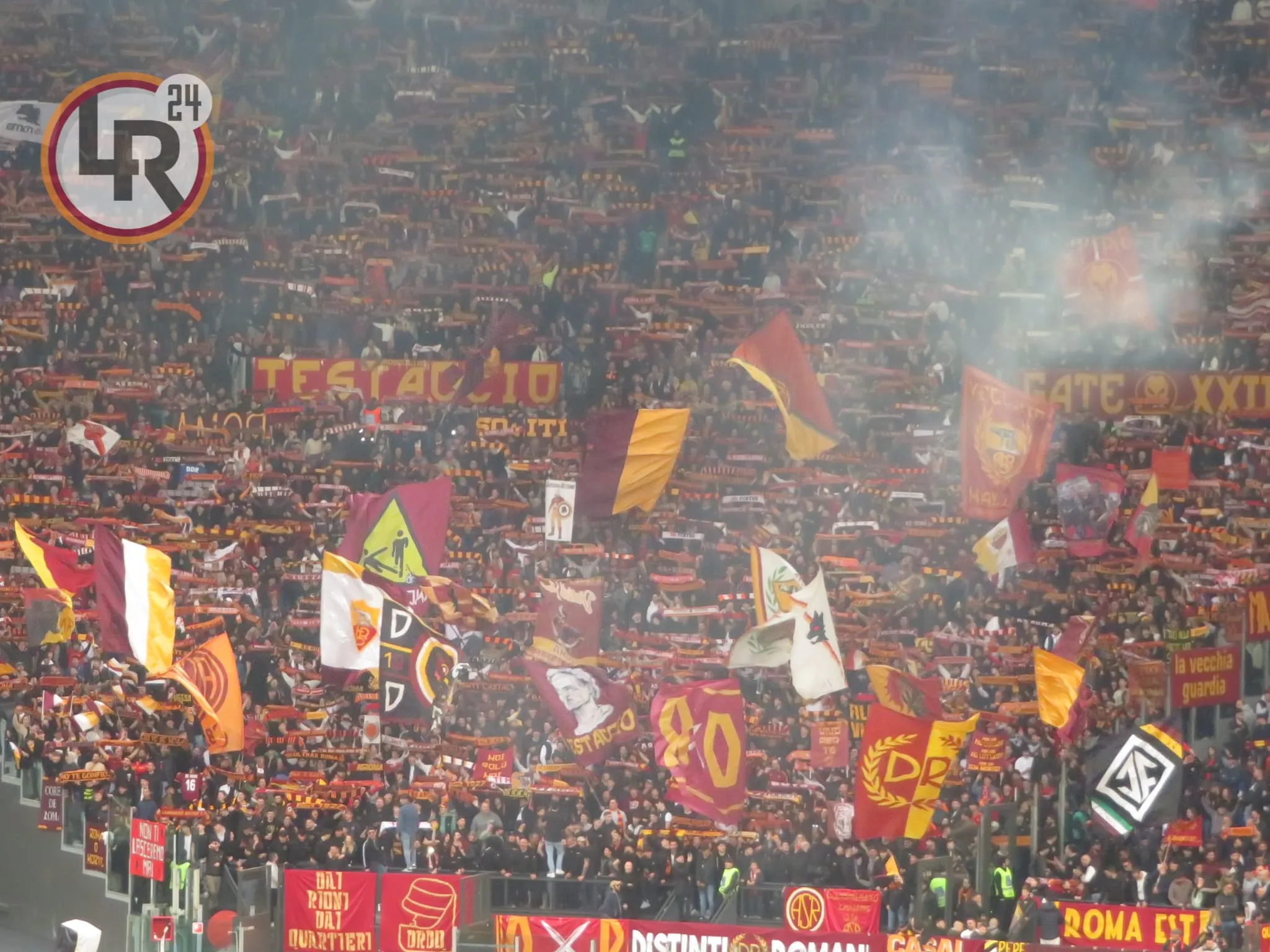 roma sassuolo tifosi 1