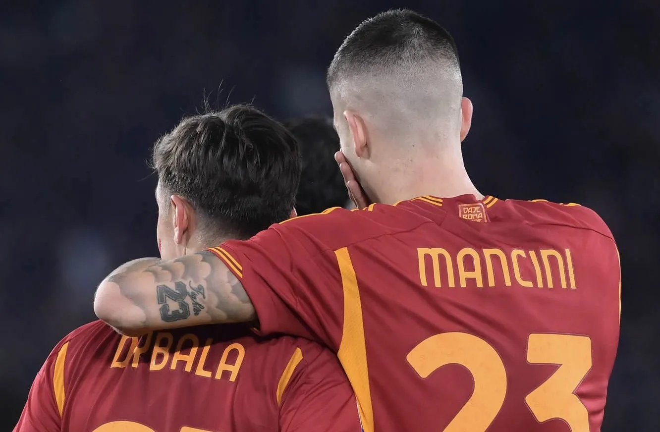 roma udinese dybala mancini