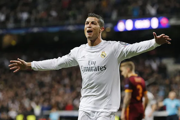 ronaldo esulta real roma1