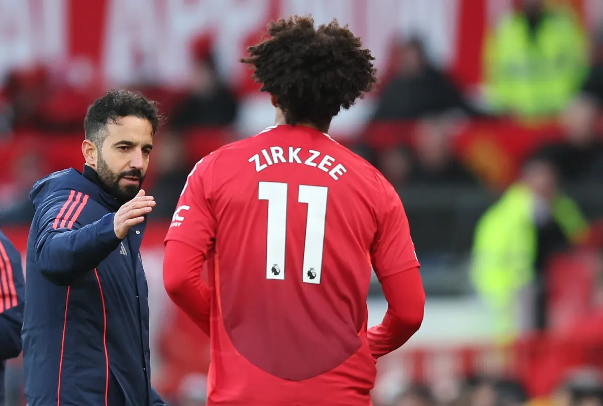 ruben amorim and joshua zirkzee