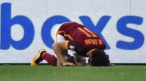 salah esultanza roma fiorentina 040316 2