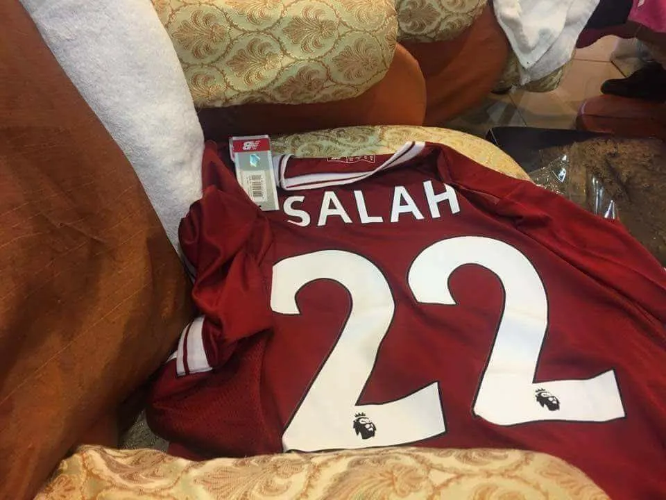 salah maglia liverpool