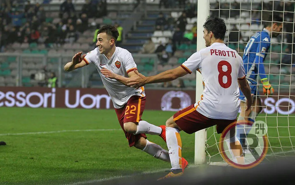 sassuolo roma el shaarawy esultanza