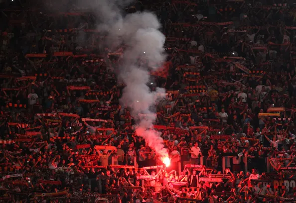 sciarpata roma cska 180914
