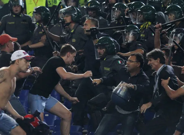 scontri roma cska 180914 olimpico