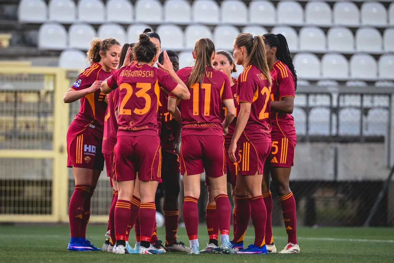 serie a femminile roma como esultanza squadra 4