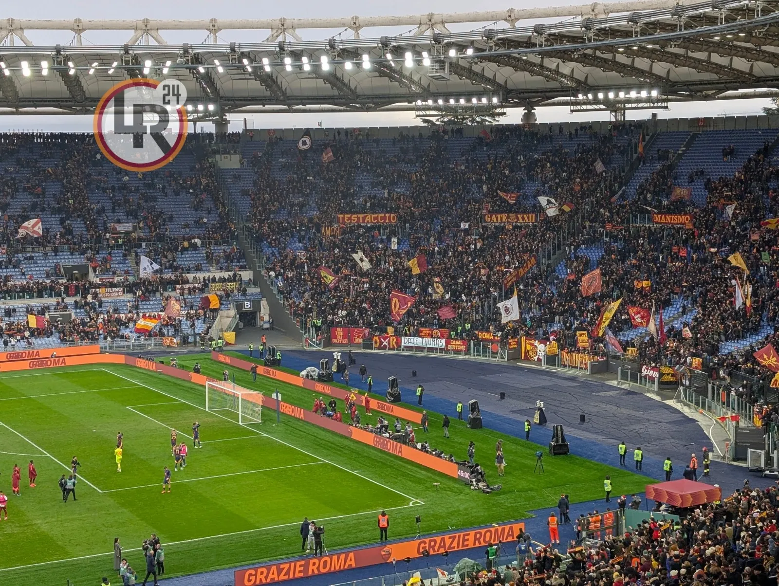 serie a roma parma tifosi stadio olimpico curva sud
