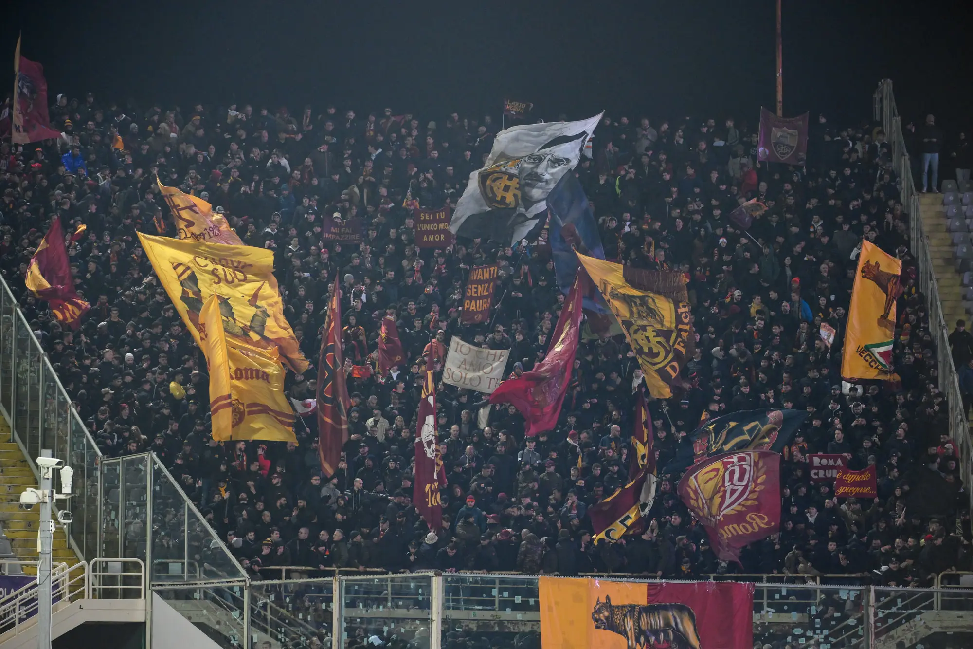 settore ospiti fiorentina roma
