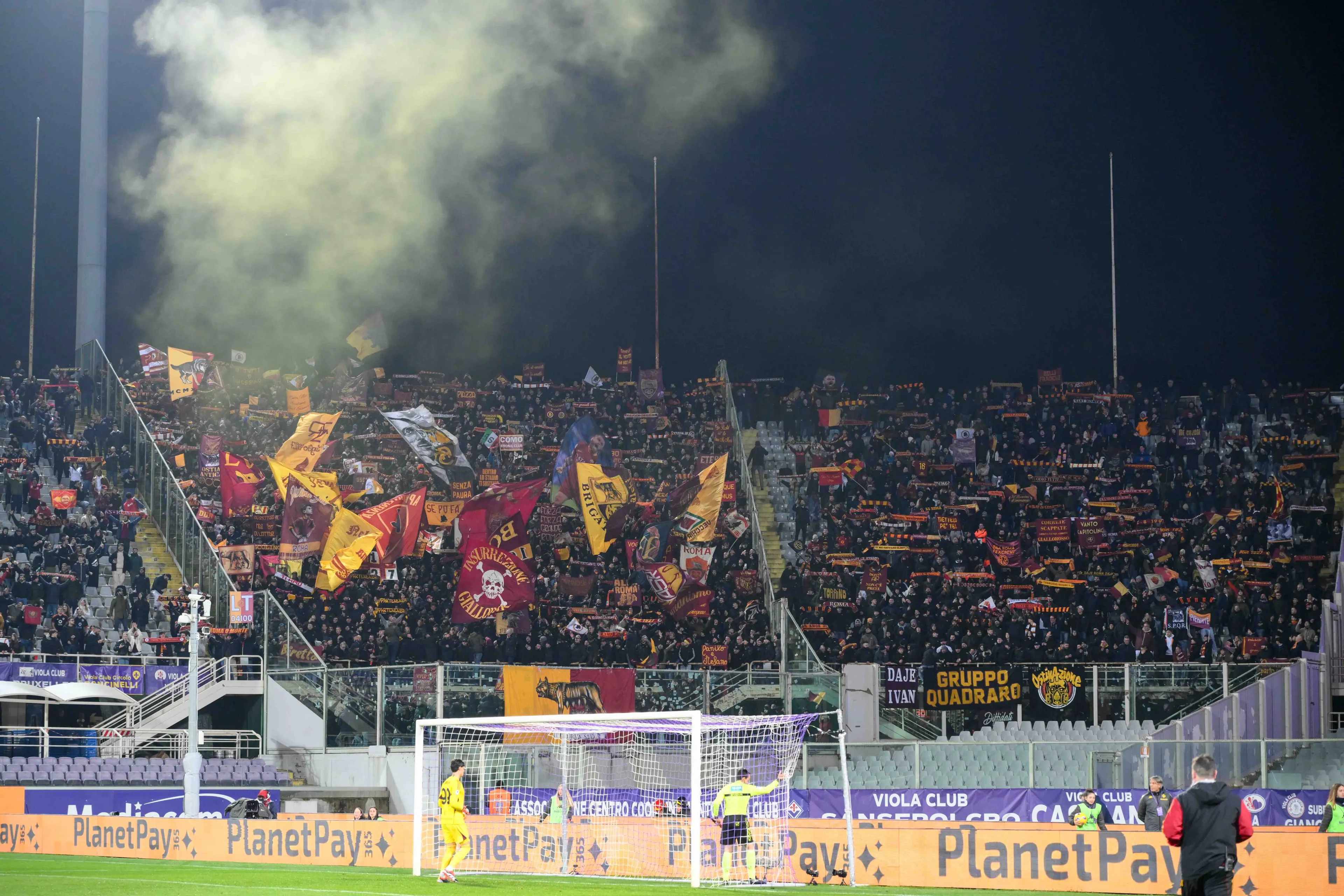 settore ospiti fiorentina roma