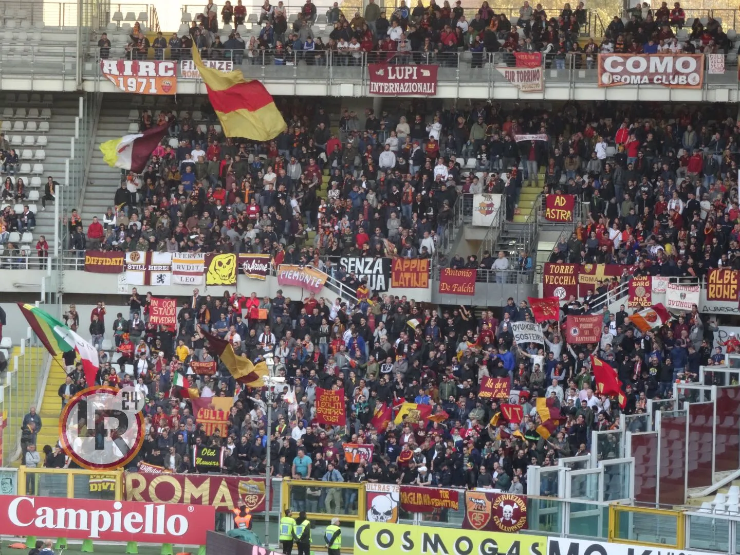 settore ospiti torino roma
