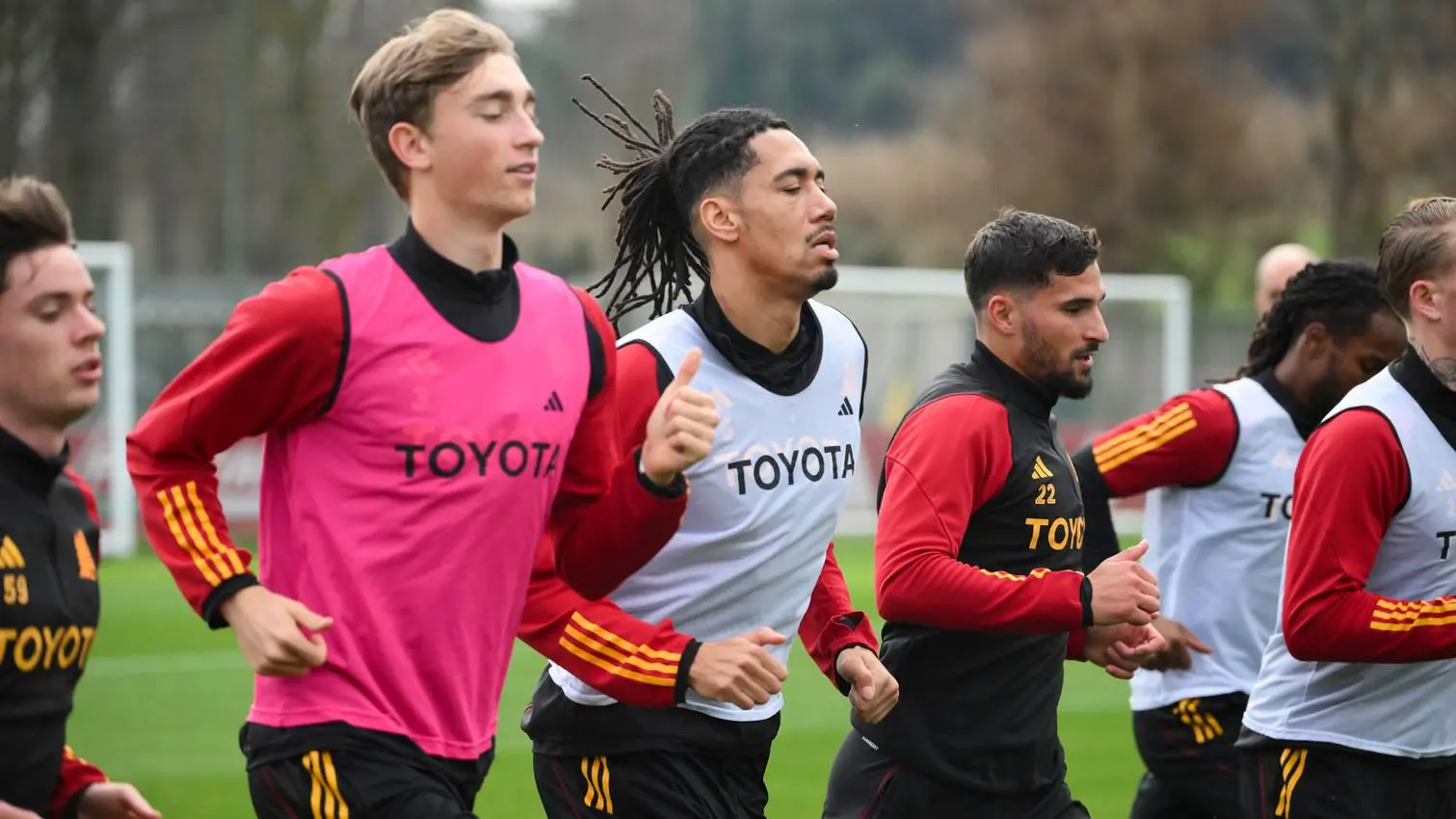 smalling e huijsen trigoria