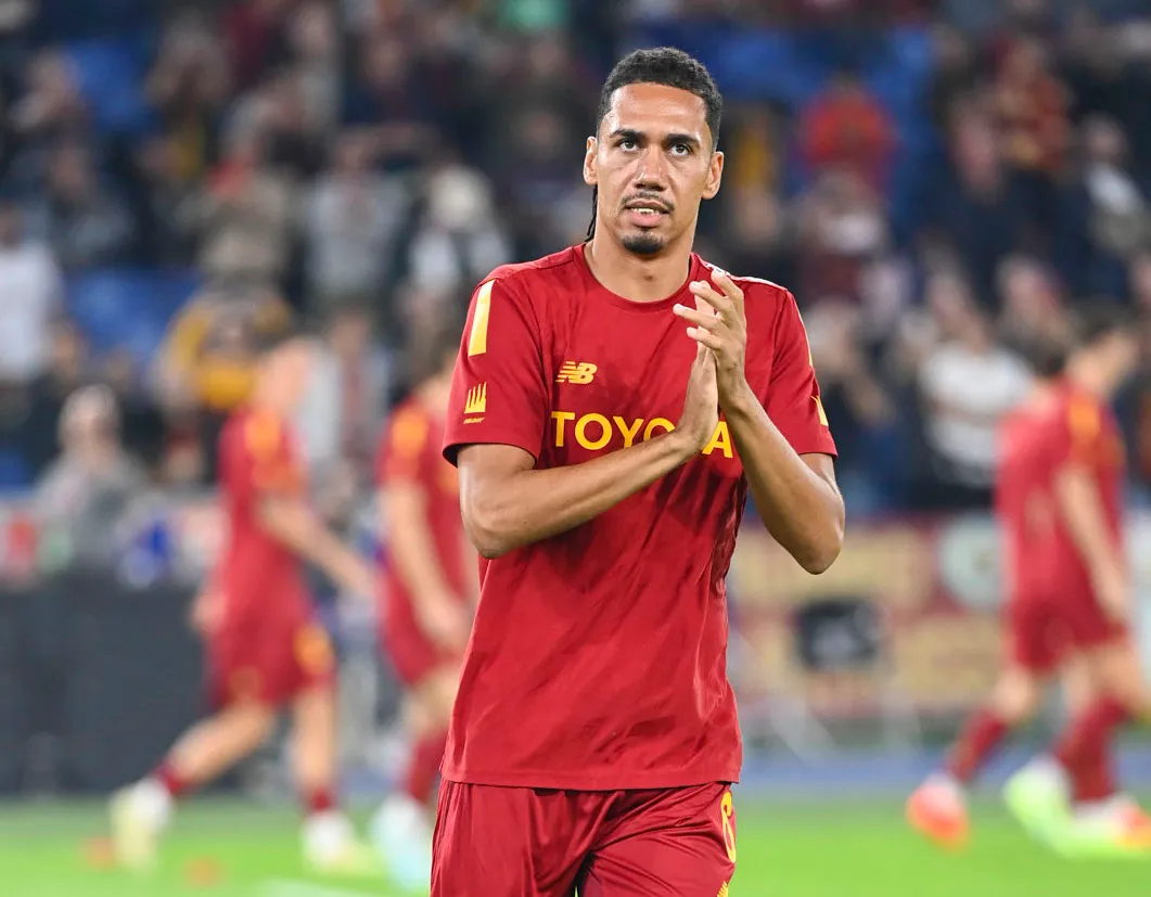 smalling riscaldamento roma napoli