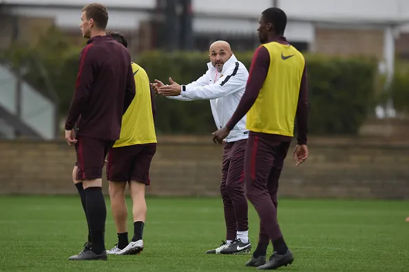 spalletti allenamento trigoria