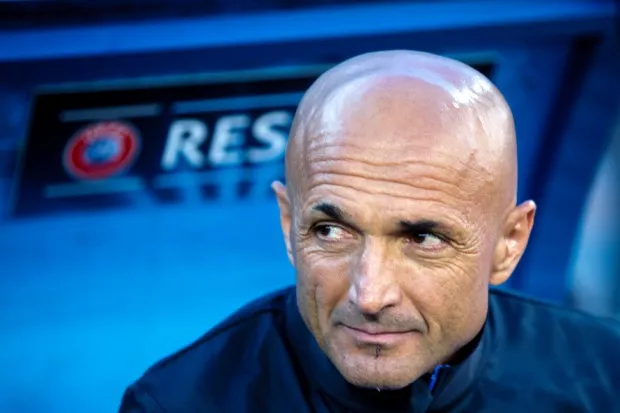 spalletti primo piano smorfietta