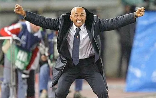 spalletti sorriso esultanza roma 2007