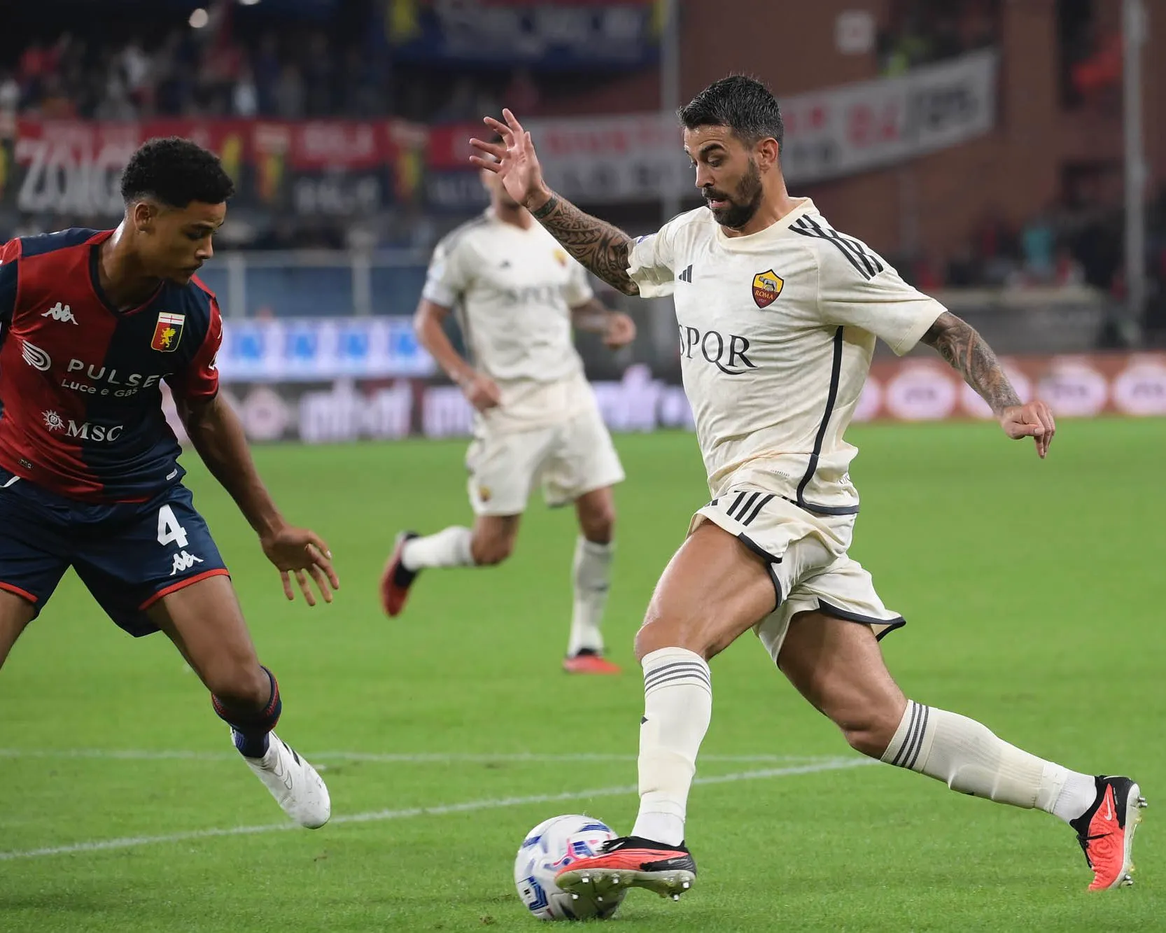 spinazzola genoa roma