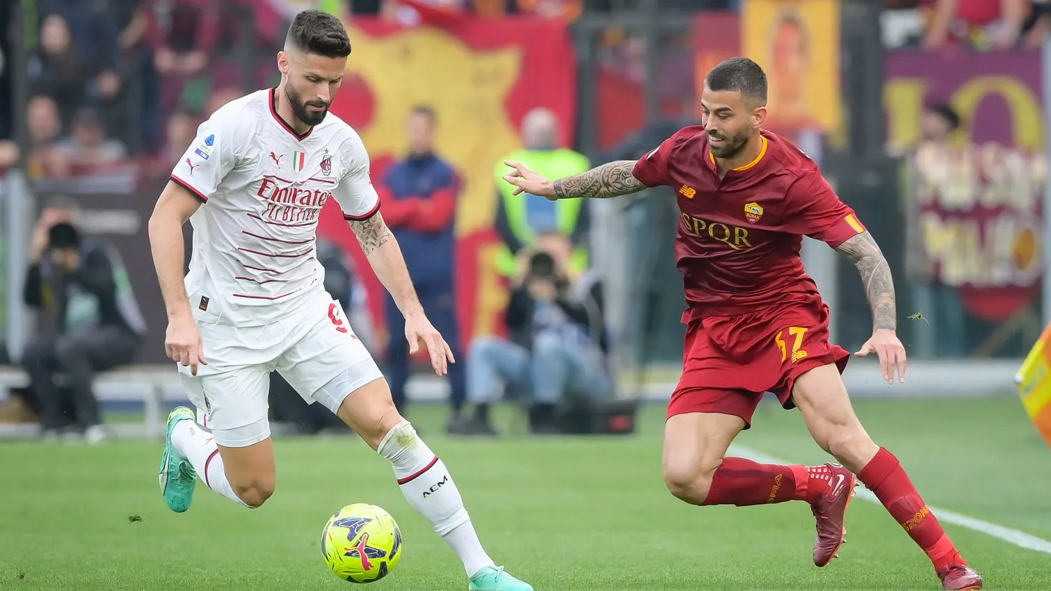 spinazzola giroud roma milan