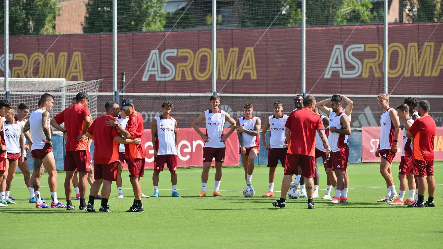 squadra trigoria allenamento