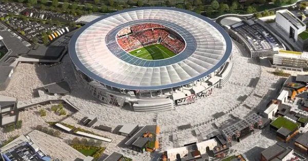 stadio della roma dallalto