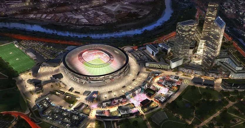 stadio della roma progetto