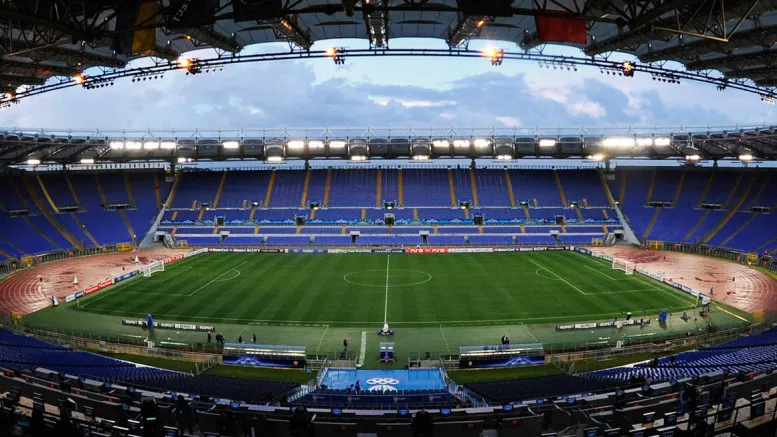 stadio olimpico vuoto