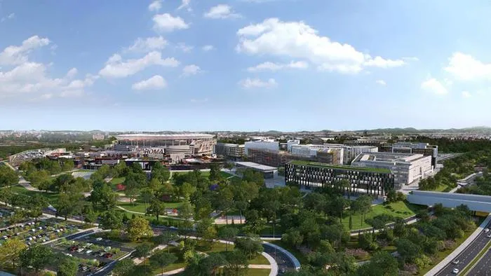 stadio roma nuovo rendering tor di valle