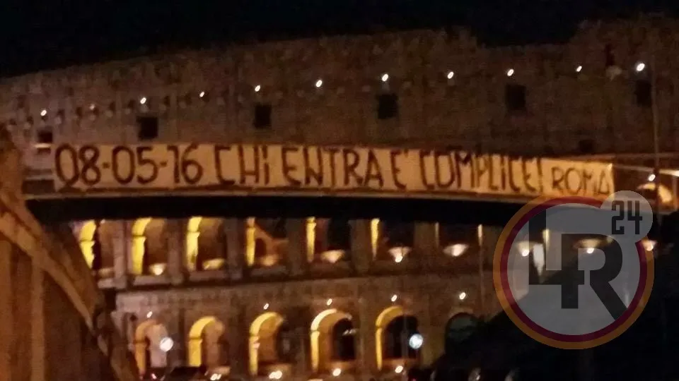 striscione colosseo lr24
