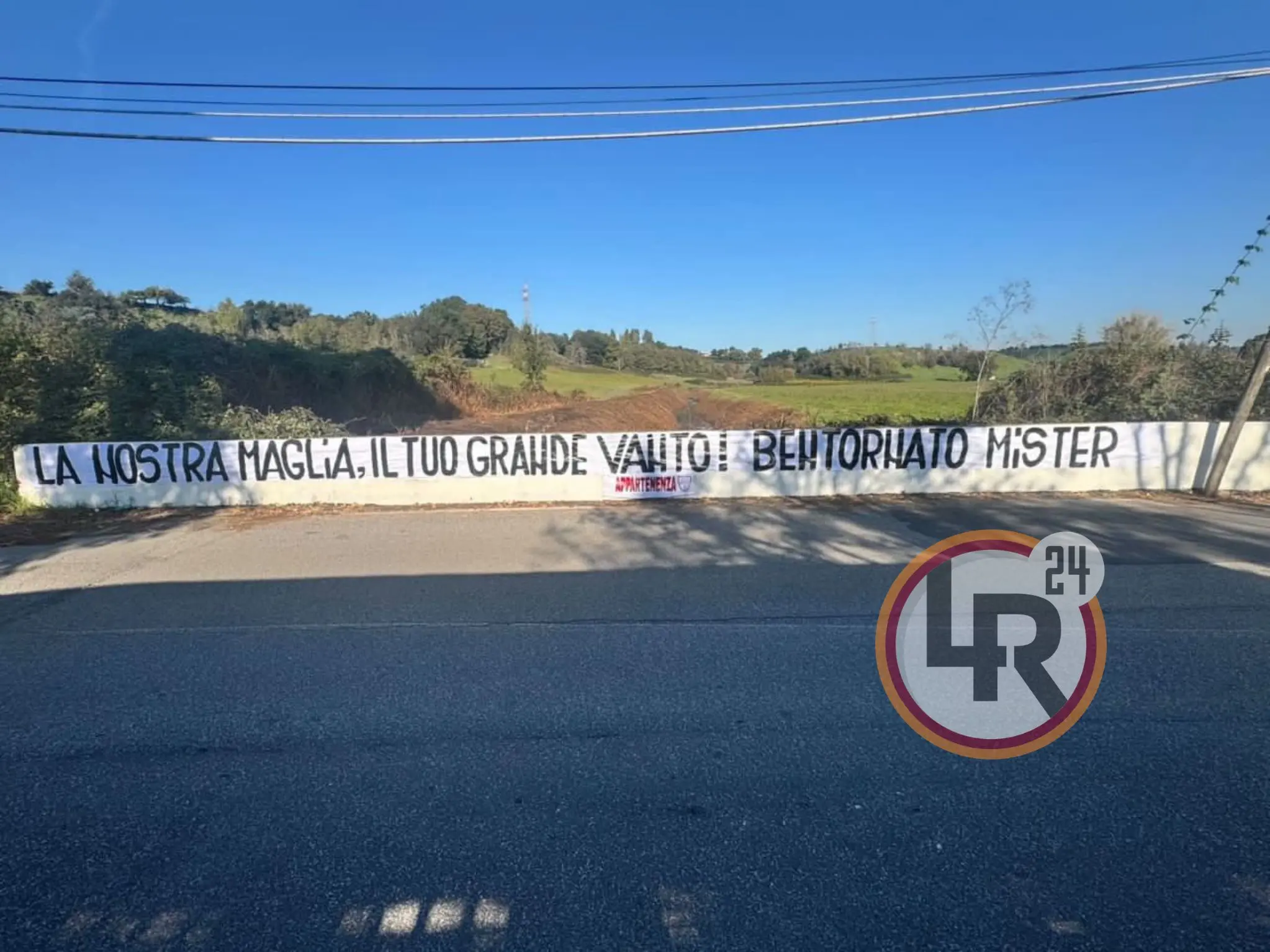 striscione per ranierii