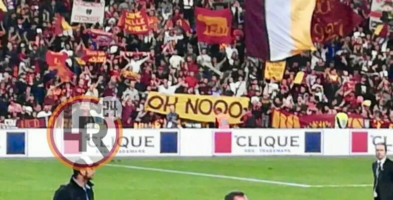 striscione sassuolo roma 1