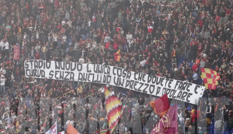 striscione stadio nuovo curva