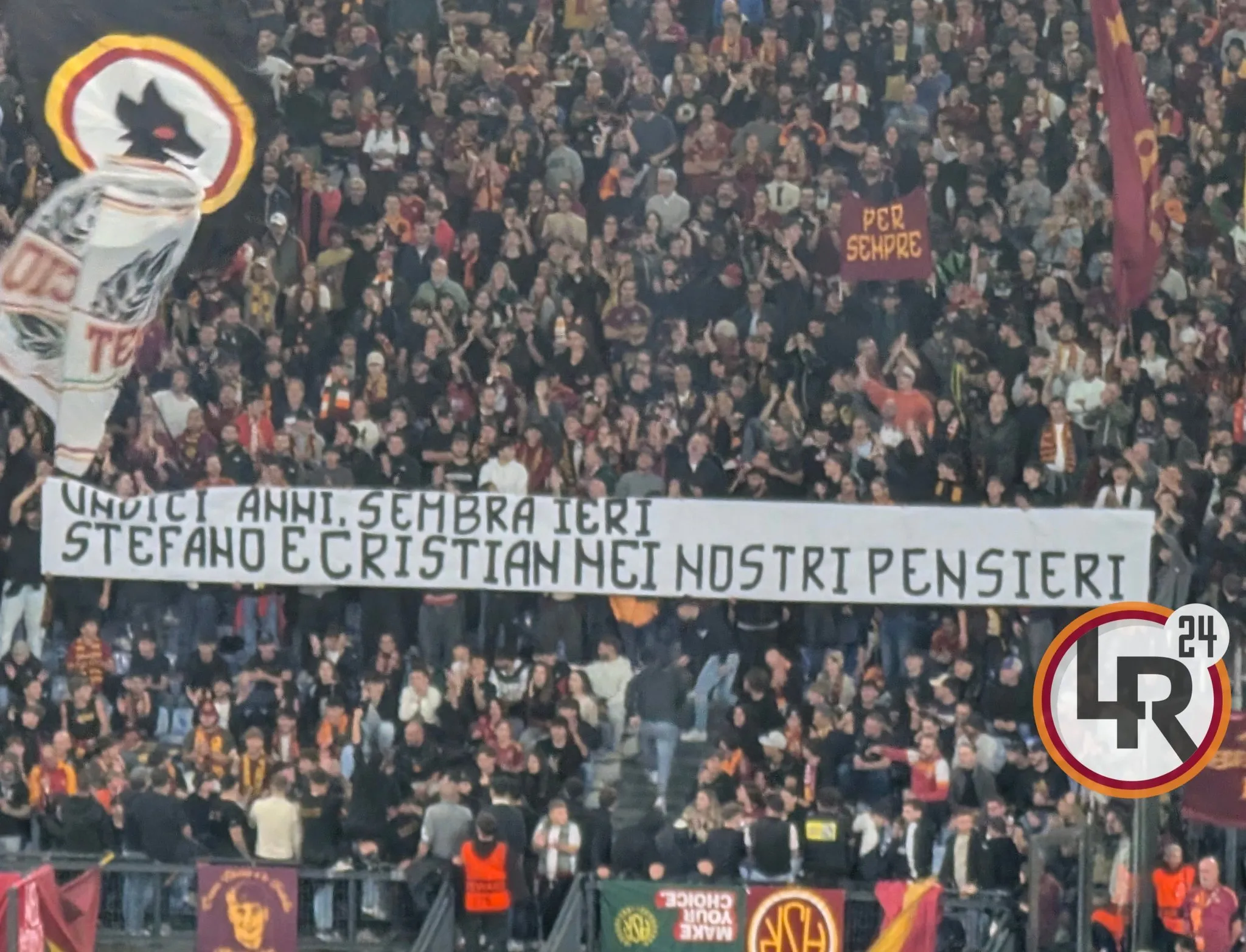 striscione stefano cristian