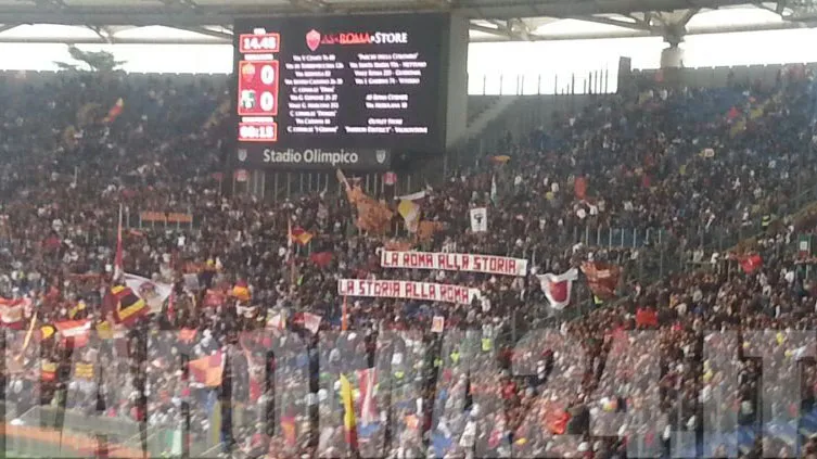 strisicone storia alla roma curva sud roma sassuolo