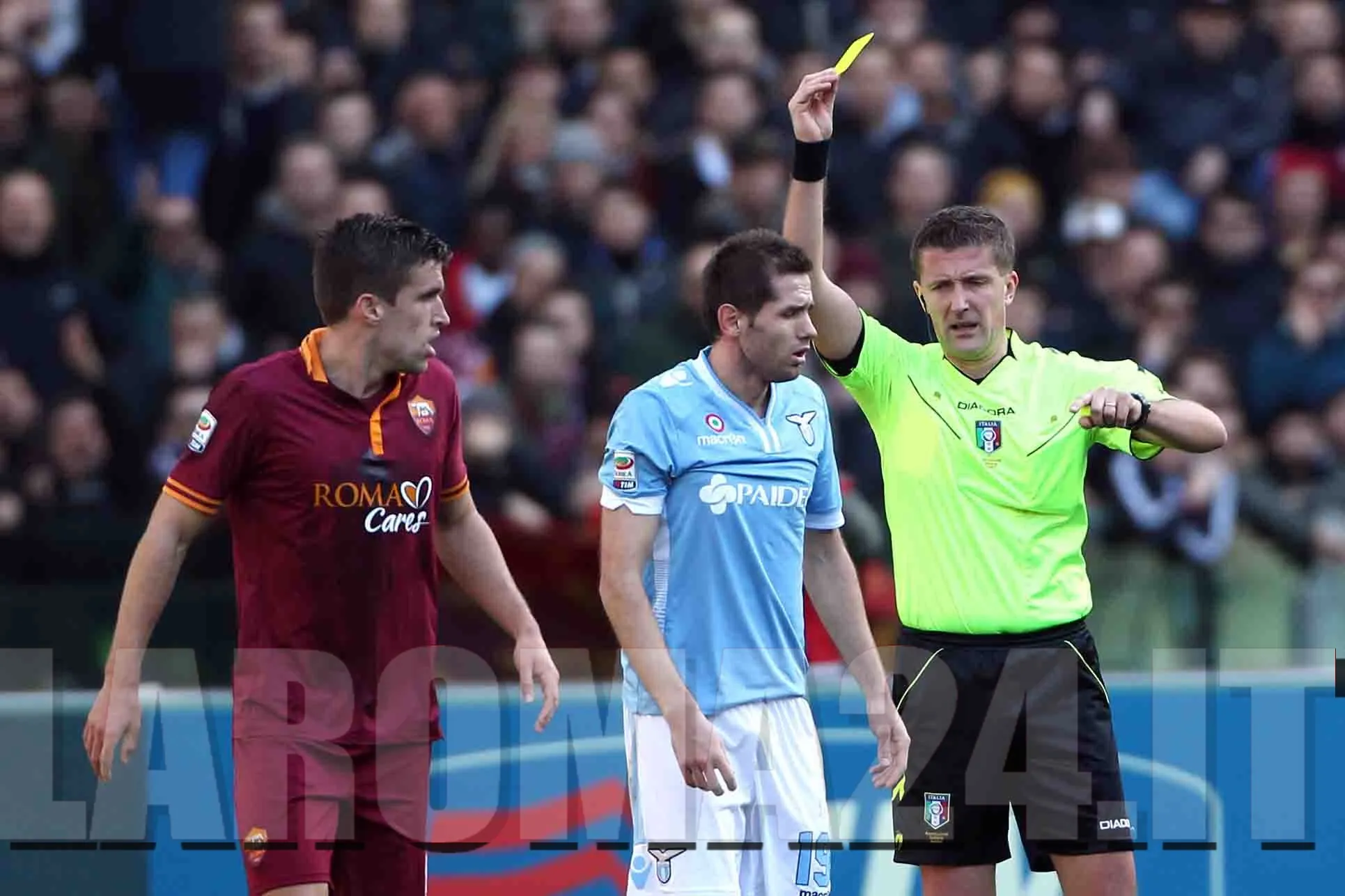 strootman orsato ammonizione a lulic lr24
