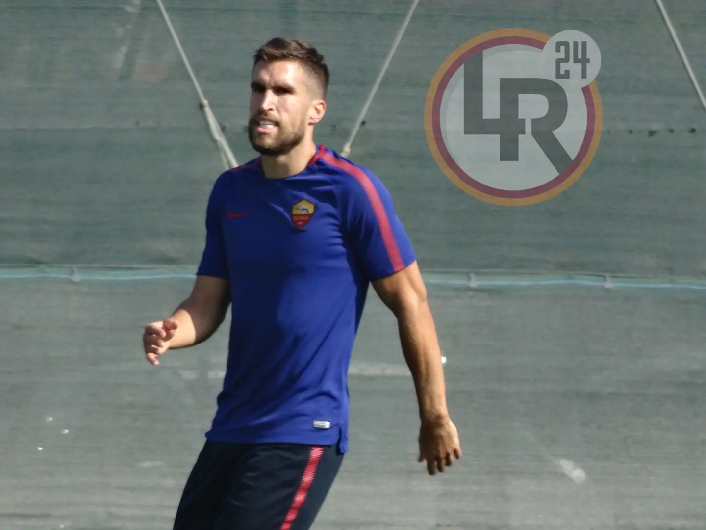 strootman smorfia allenamento trigoria