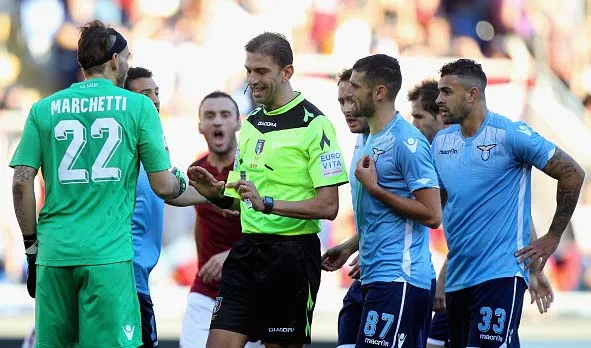 tagliavento proteste derby