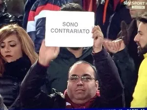 tifoso sono contrariato roma milan