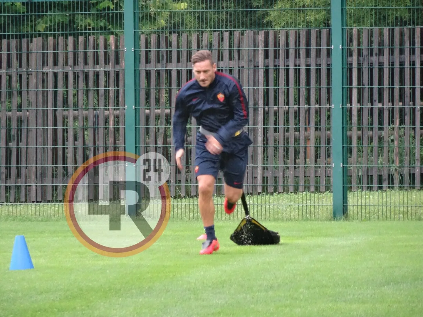 totti allenamento differenziato pinzolo