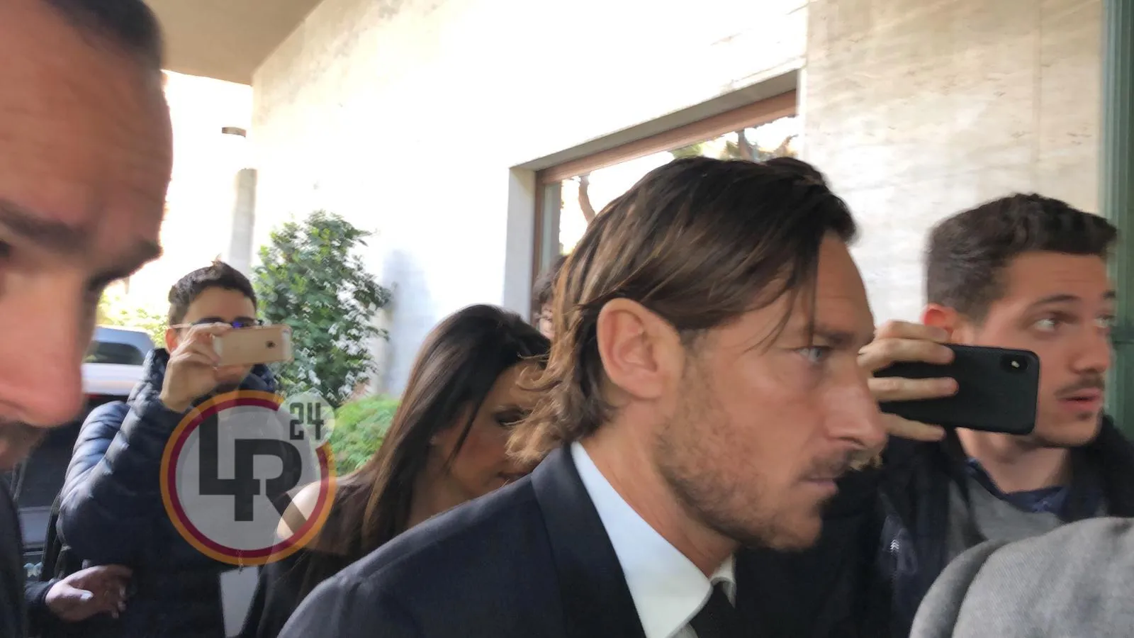 totti arrivo conferenza