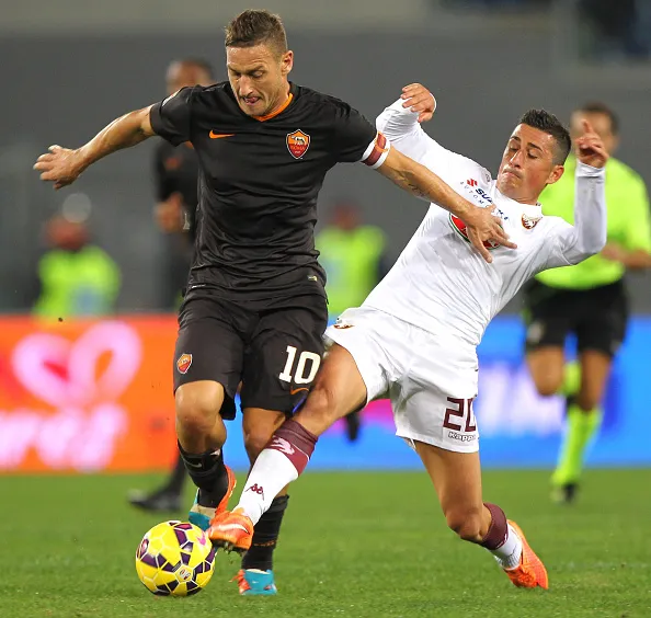 totti azione roma toro