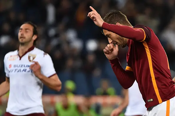 totti ciuccio profilo roma toro